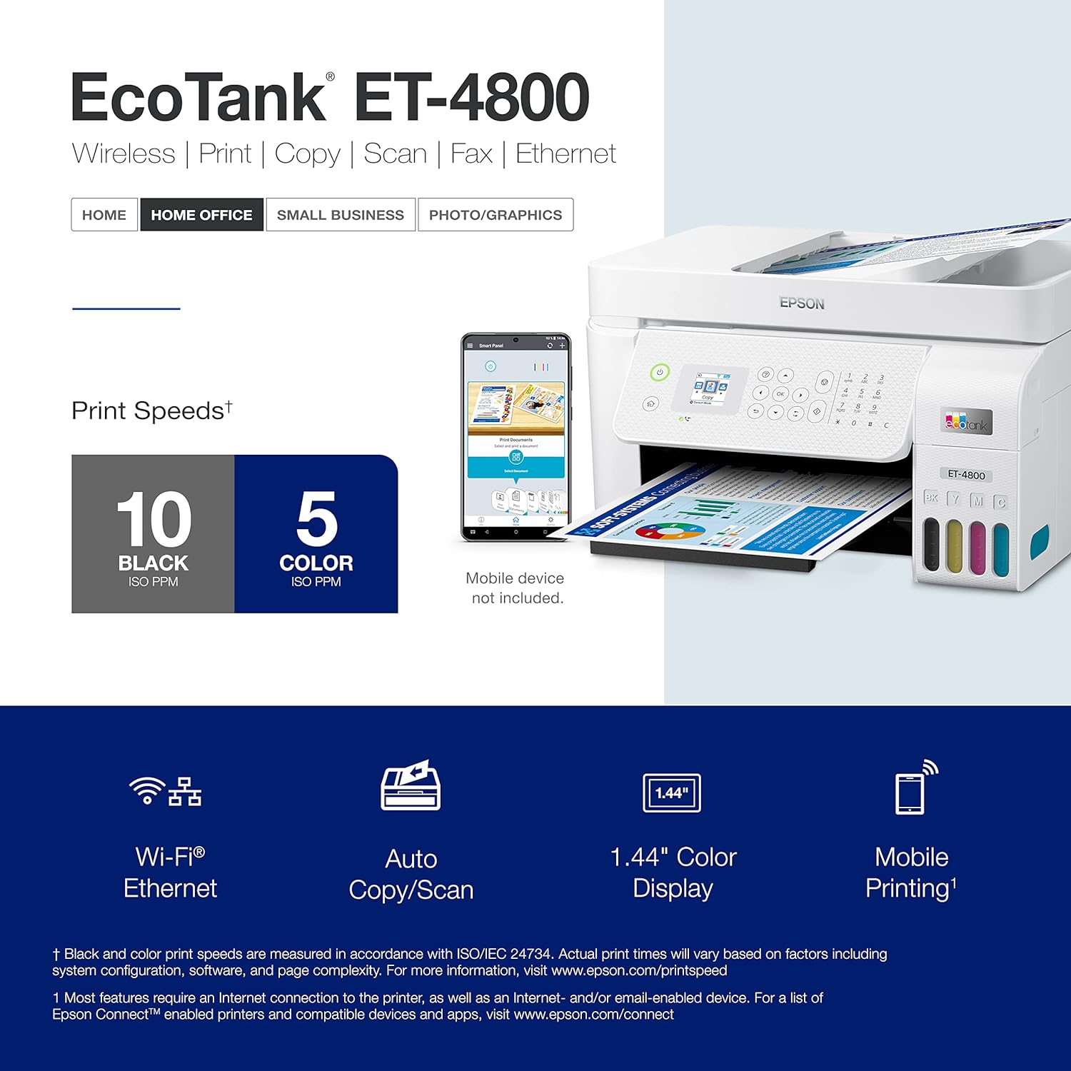 Epson EcoTank ET-4800 Printer Review