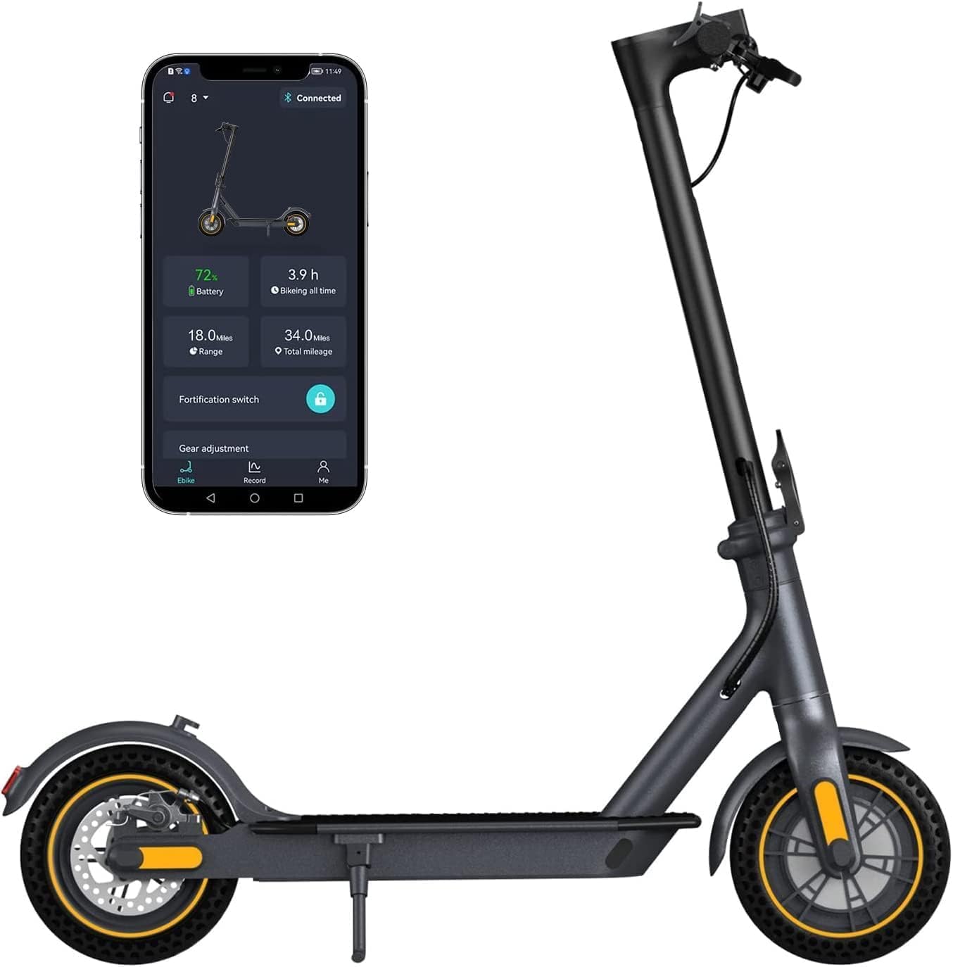 Electric Scooter 10″ Solid Tires Review